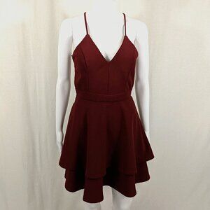 B. Darlin Spaghetti Strap Dress Homecoming Juniors 9/10 Back Zip Lace